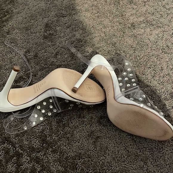 SCHUTZ BRIELLA CLEAR EMBELLISHED HEELS - Picture 5 of 5
